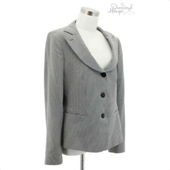 ARMANI COLLEZONI Designer Jacket Size 10 Gray - Picture 2 of 4